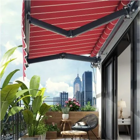 Metalne ručne uvlačive tende za kuće