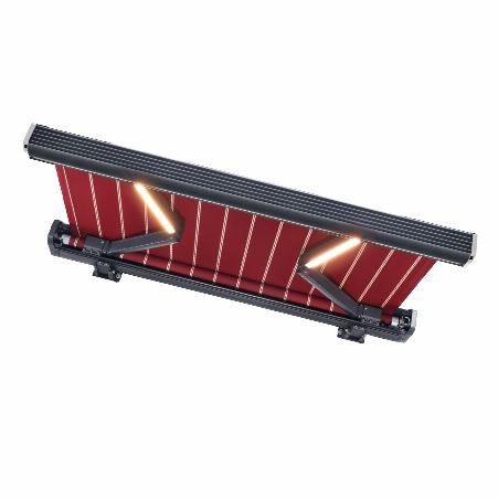 Retractable Arm Awnings With Roller Valance