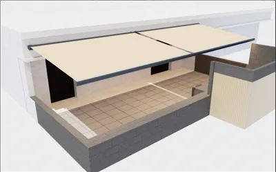 Nosač nadstrešnice za tendu