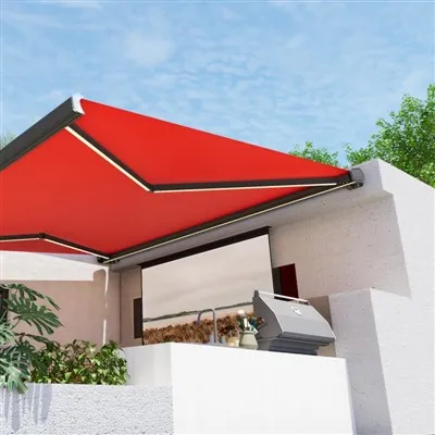 Zelena tenda od tkanine